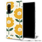 Xperia XZ1 Compact SO-02K docomo 北欧風花柄 大人かわいい 透明クリアハードケース