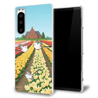 Galaxy A53 5G SC-53C docomo シマエナガとかわいい時間 透明クリアハードケース