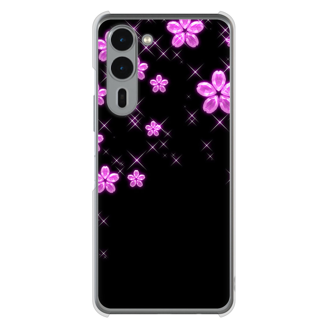 arrows We2 Plus F-51E docomo 高画質仕上げ 背面印刷 ハードケース 【019 桜クリスタル】