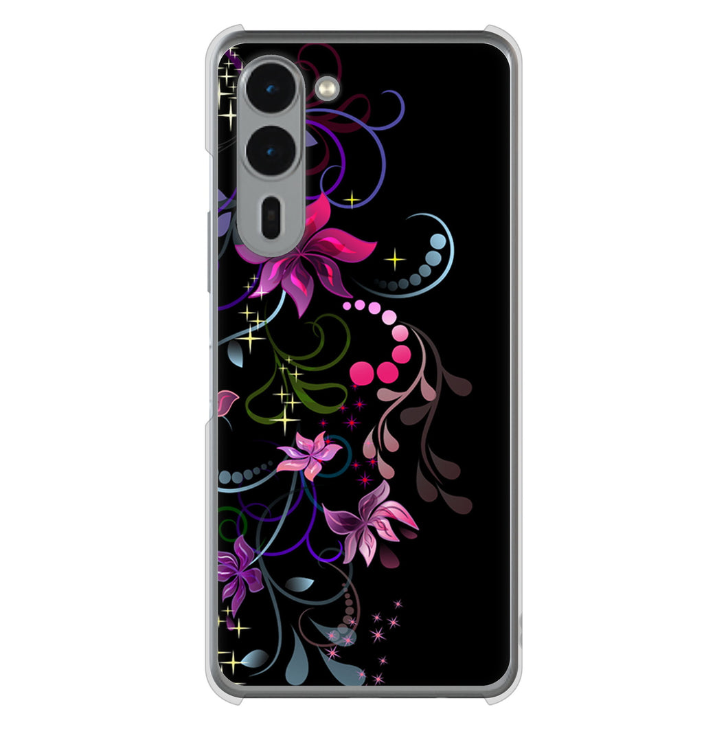arrows We2 Plus F-51E docomo 高画質仕上げ 背面印刷 ハードケース 【263 闇に浮かぶ華】