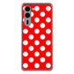 arrows We2 Plus F-51E docomo 高画質仕上げ 背面印刷 ハードケースシンプル柄（水玉）