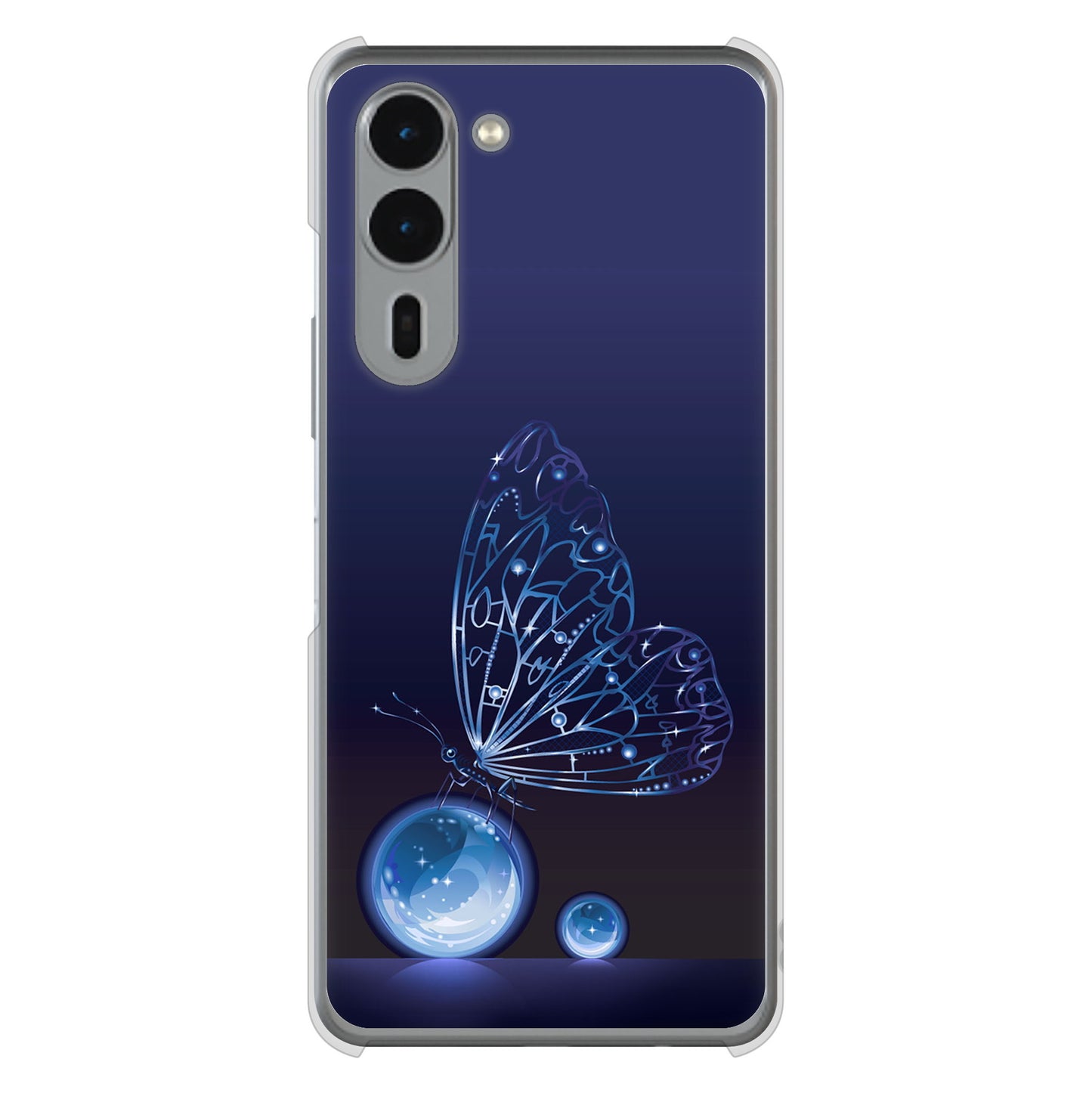 arrows We2 Plus F-51E docomo 高画質仕上げ 背面印刷 ハードケースバタフライ