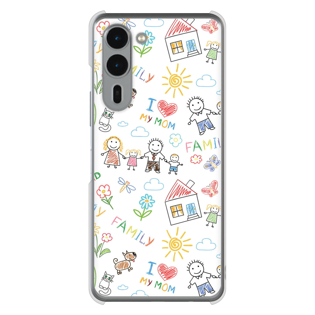 arrows We2 Plus F-51E docomo 高画質仕上げ 背面印刷 ハードケースカップル＆ファミリー