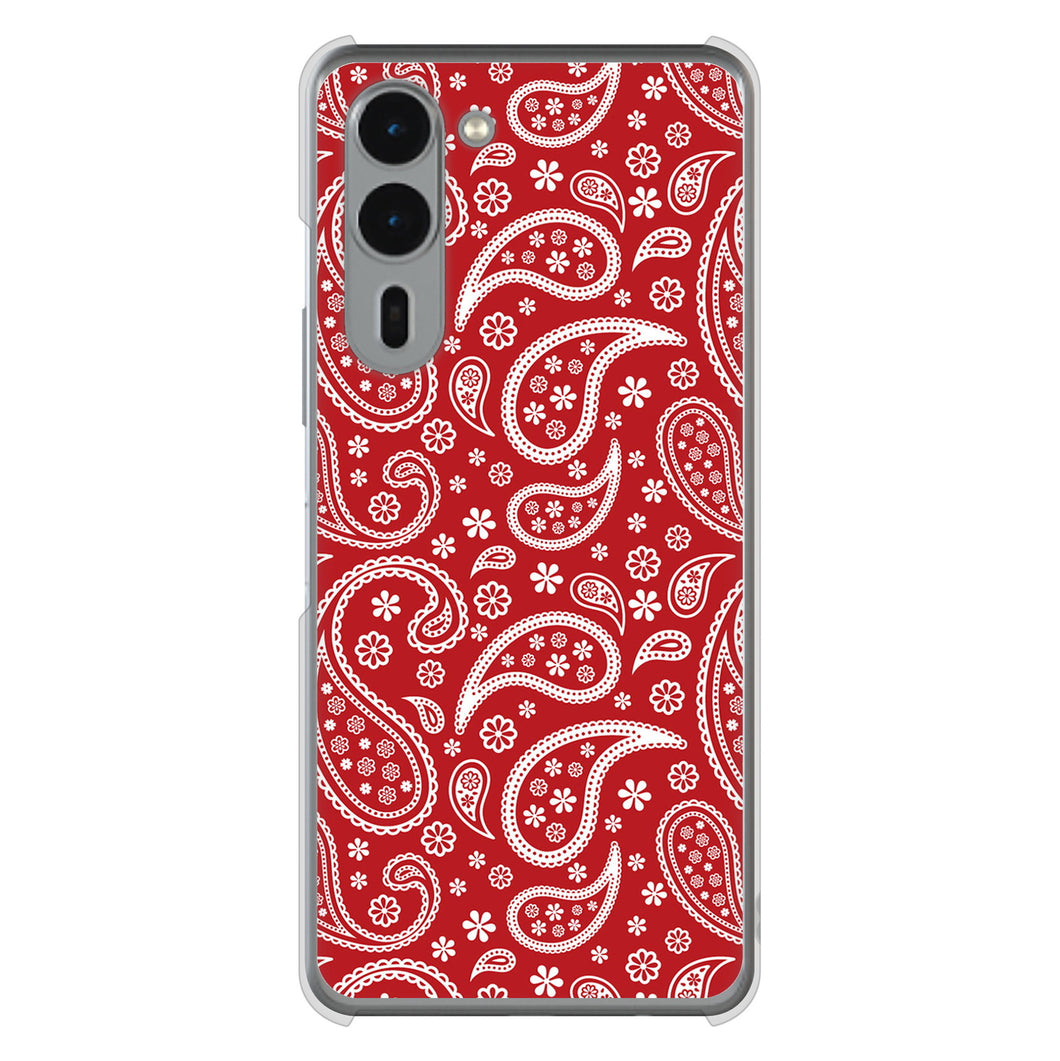 arrows We2 Plus F-51E docomo 高画質仕上げ 背面印刷 ハードケースペイズリー
