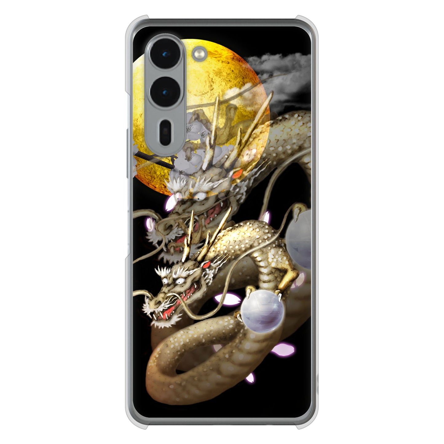 arrows We2 Plus F-51E docomo 高画質仕上げ 背面印刷 ハードケース龍