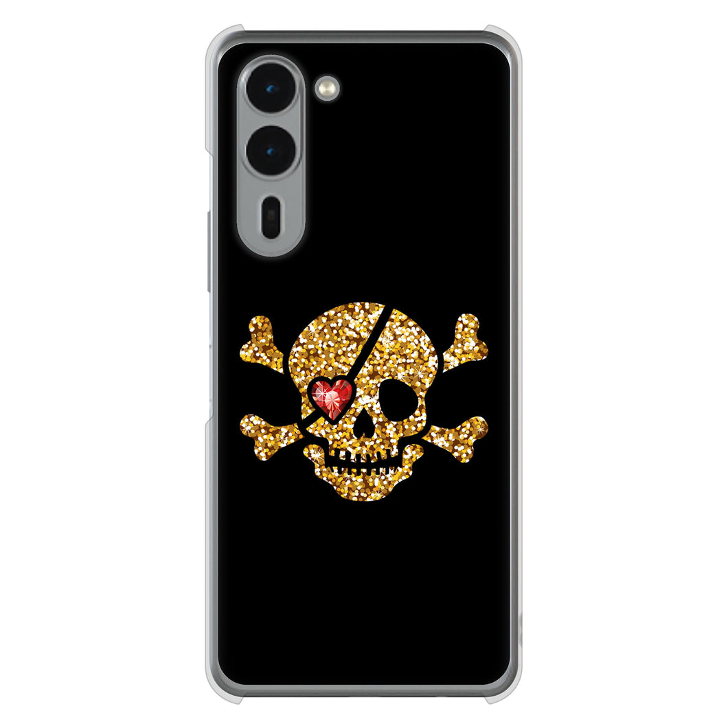 arrows We2 Plus F-51E docomo 高画質仕上げ 背面印刷 ハードケース 【1082 海賊ドクロ】