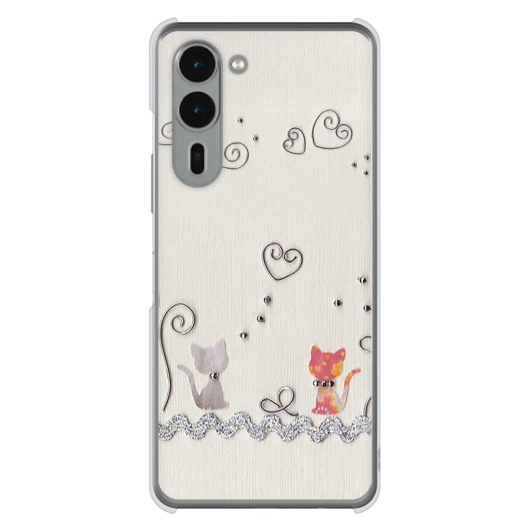 arrows We2 Plus F-51E docomo 高画質仕上げ 背面印刷 ハードケースクラフト写真ネコ