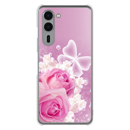 arrows We2 Plus F-51E docomo 高画質仕上げ 背面印刷 ハードケースロマンチックなバラ
