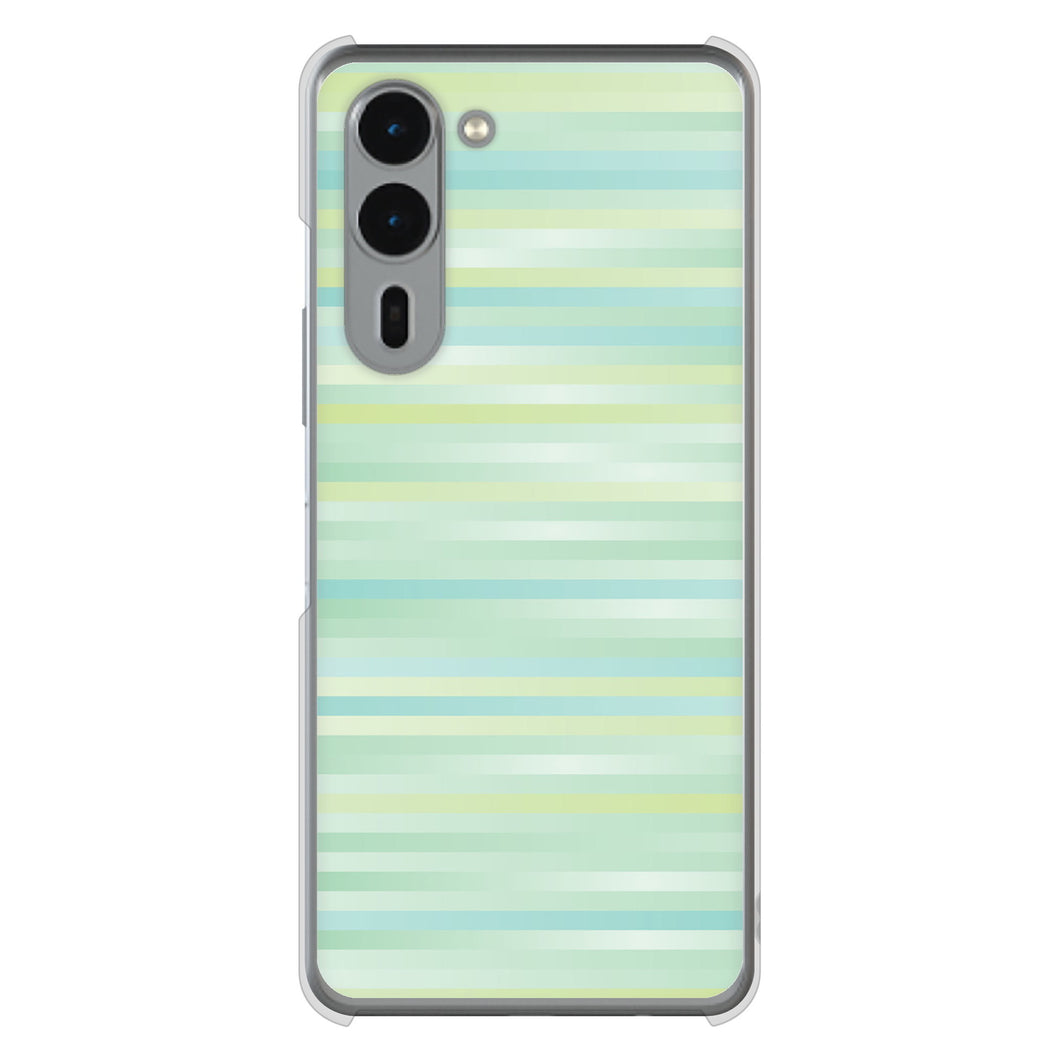 arrows We2 Plus F-51E docomo 高画質仕上げ 背面印刷 ハードケースグラデーションボーダー