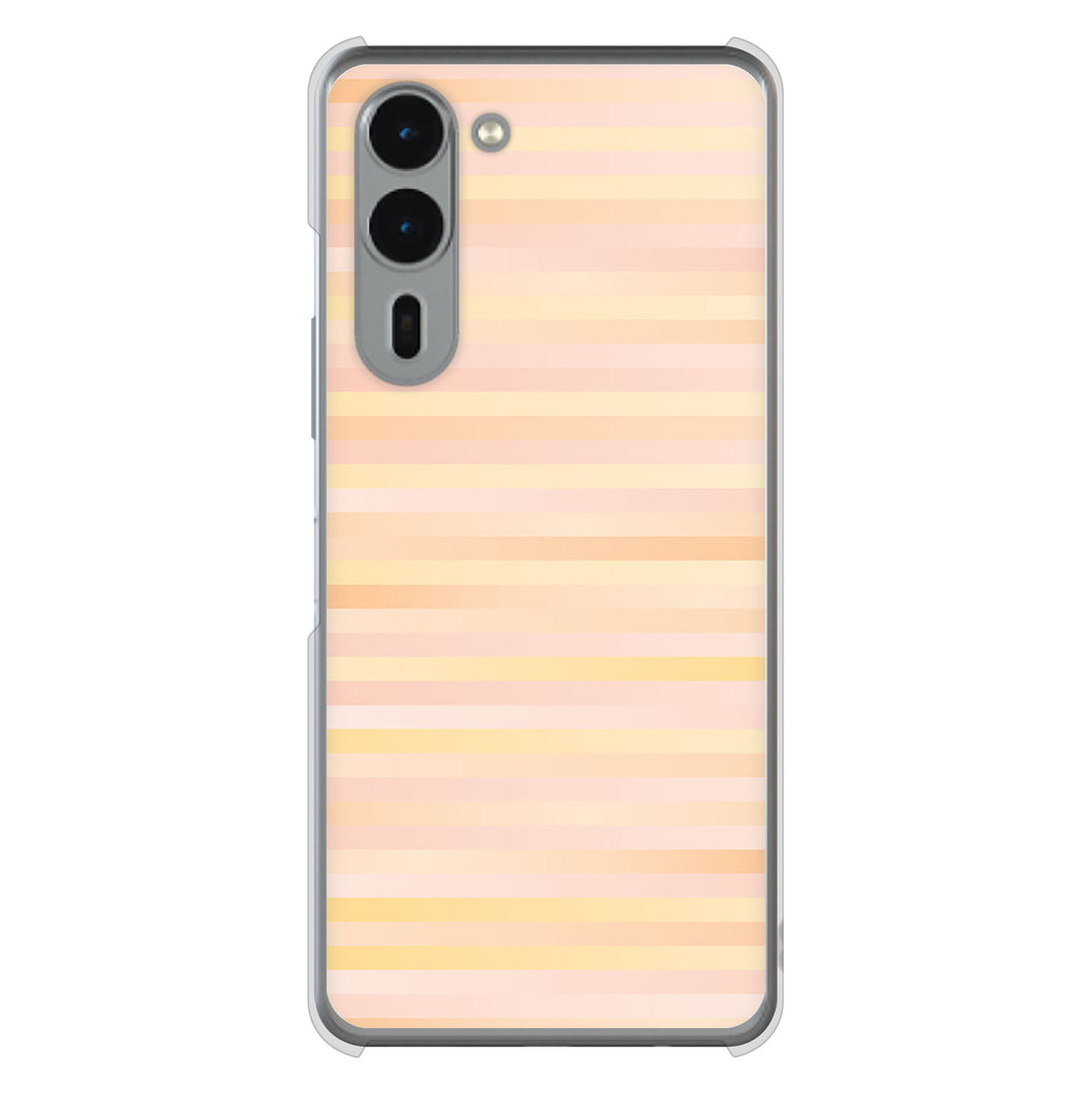 arrows We2 Plus F-51E docomo 高画質仕上げ 背面印刷 ハードケースグラデーションボーダー