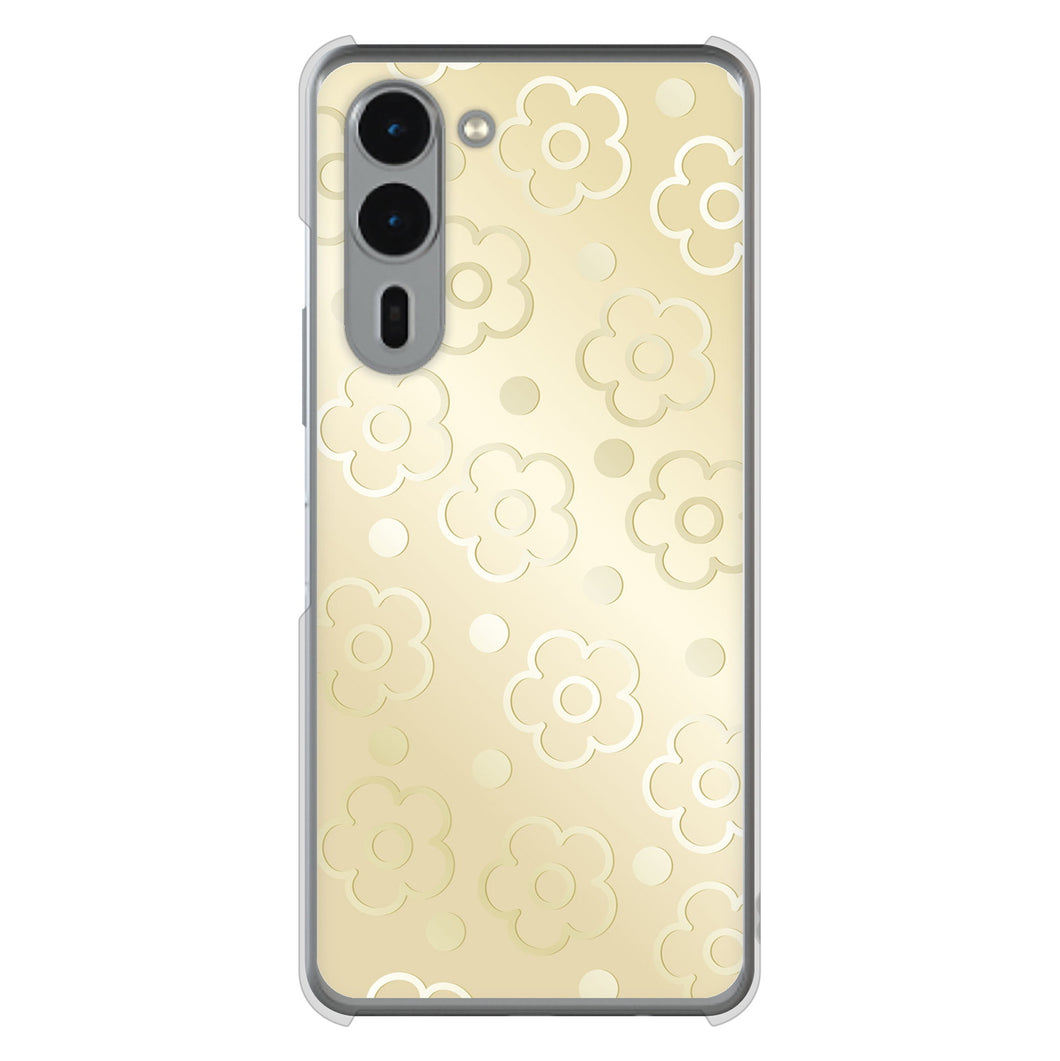 arrows We2 Plus F-51E docomo 高画質仕上げ 背面印刷 ハードケースエンボス風デイジーシンプル