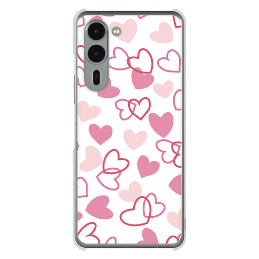 arrows We2 Plus F-51E docomo 高画質仕上げ 背面印刷 ハードケースハートがいっぱい