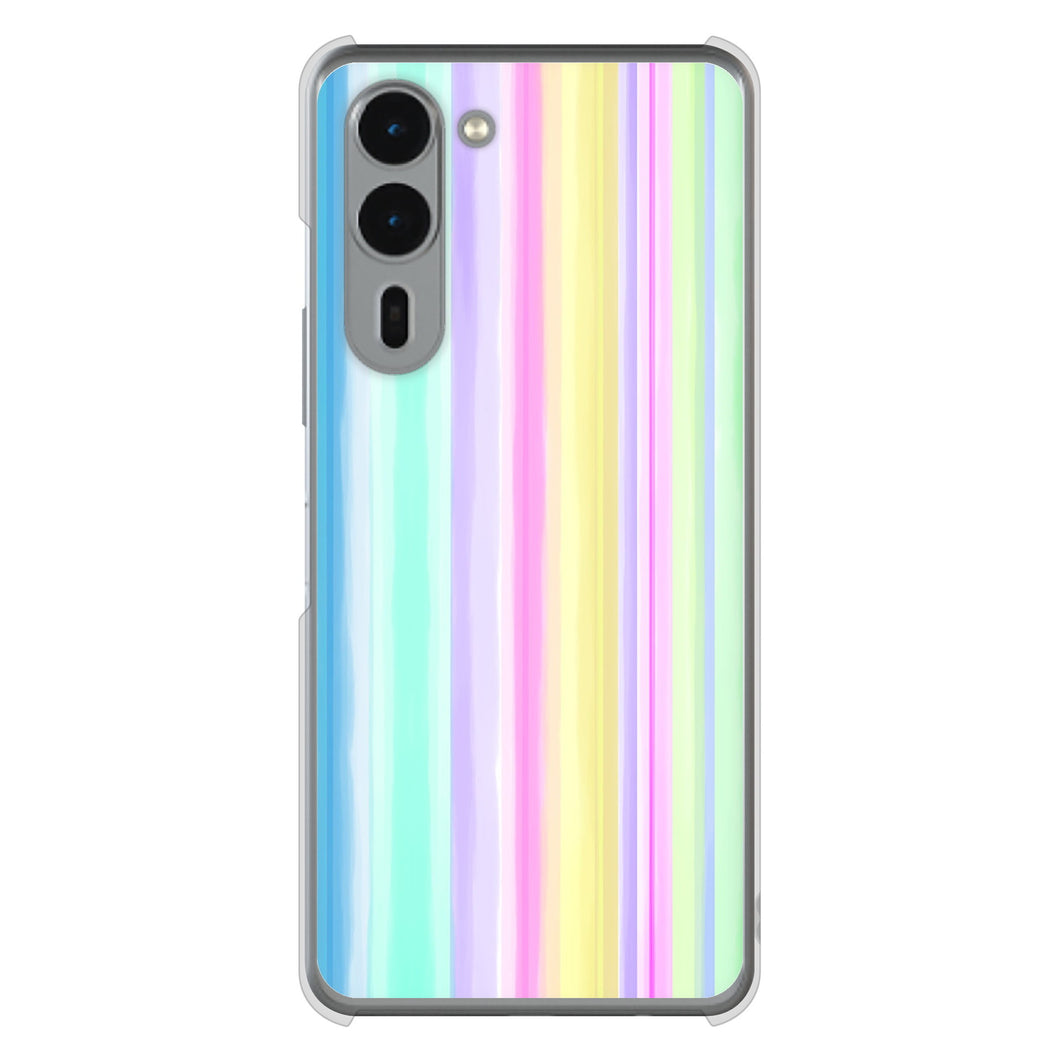 arrows We2 Plus F-51E docomo 高画質仕上げ 背面印刷 ハードケースレインボー