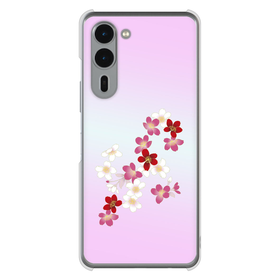 arrows We2 Plus F-51E docomo 高画質仕上げ 背面印刷 ハードケース和花柄