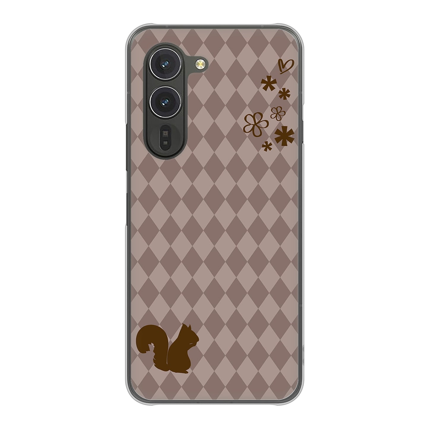 arrows Alpha F-51F docomo 高画質仕上げ 背面印刷 ハードケース 【515 リス】