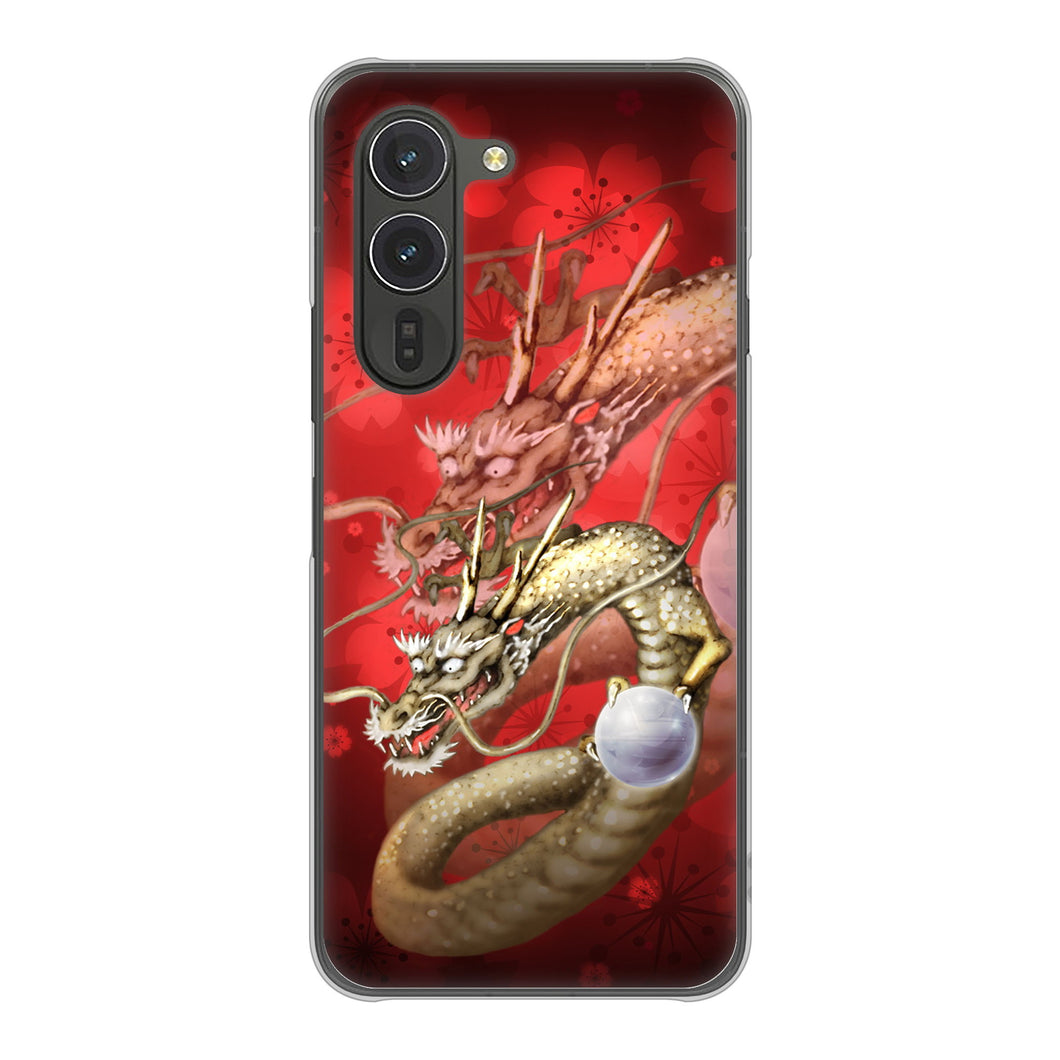 arrows Alpha F-51F docomo 高画質仕上げ 背面印刷 ハードケース龍