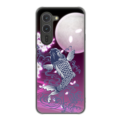 arrows Alpha F-51F docomo 高画質仕上げ 背面印刷 ハードケース鯉