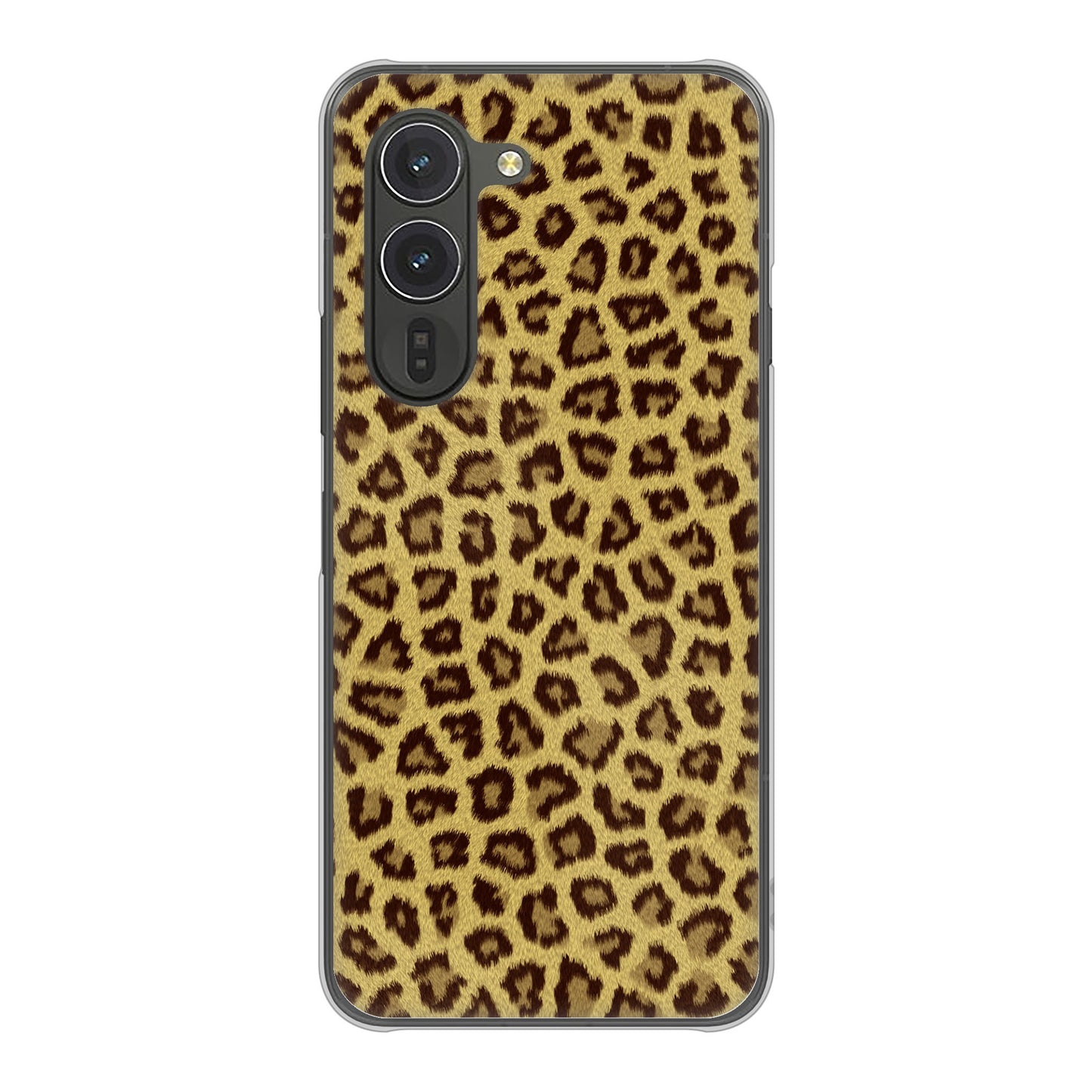 arrows Alpha F-51F docomo 高画質仕上げ 背面印刷 ハードケースヒョウ柄ベーシックS