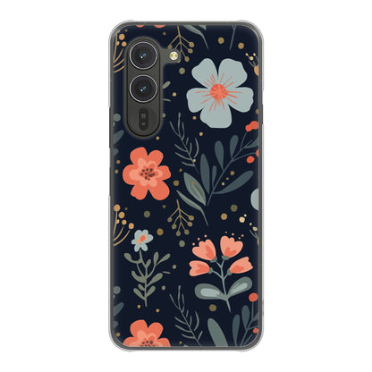 arrows Alpha F-51F docomo 高画質仕上げ 背面印刷 ハードケース北欧風花柄
