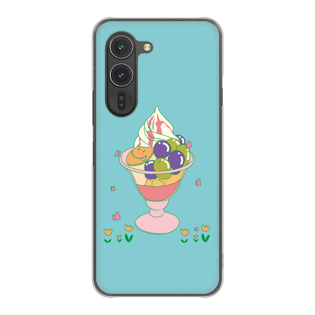 arrows Alpha F-51F docomo 高画質仕上げ 背面印刷 ハードケーススイーツイラスト