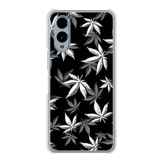 arrows We2 F-52E docomo 高画質仕上げ 背面印刷 ハードケース 【064 モノトーン大麻ブラック】