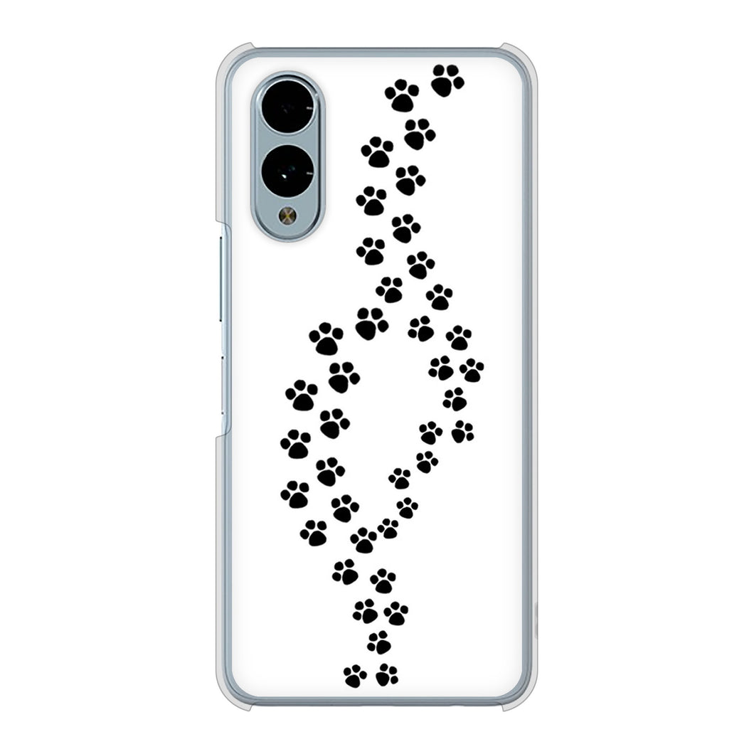 arrows We2 F-52E docomo 高画質仕上げ 背面印刷 ハードケース 【066 あしあと】