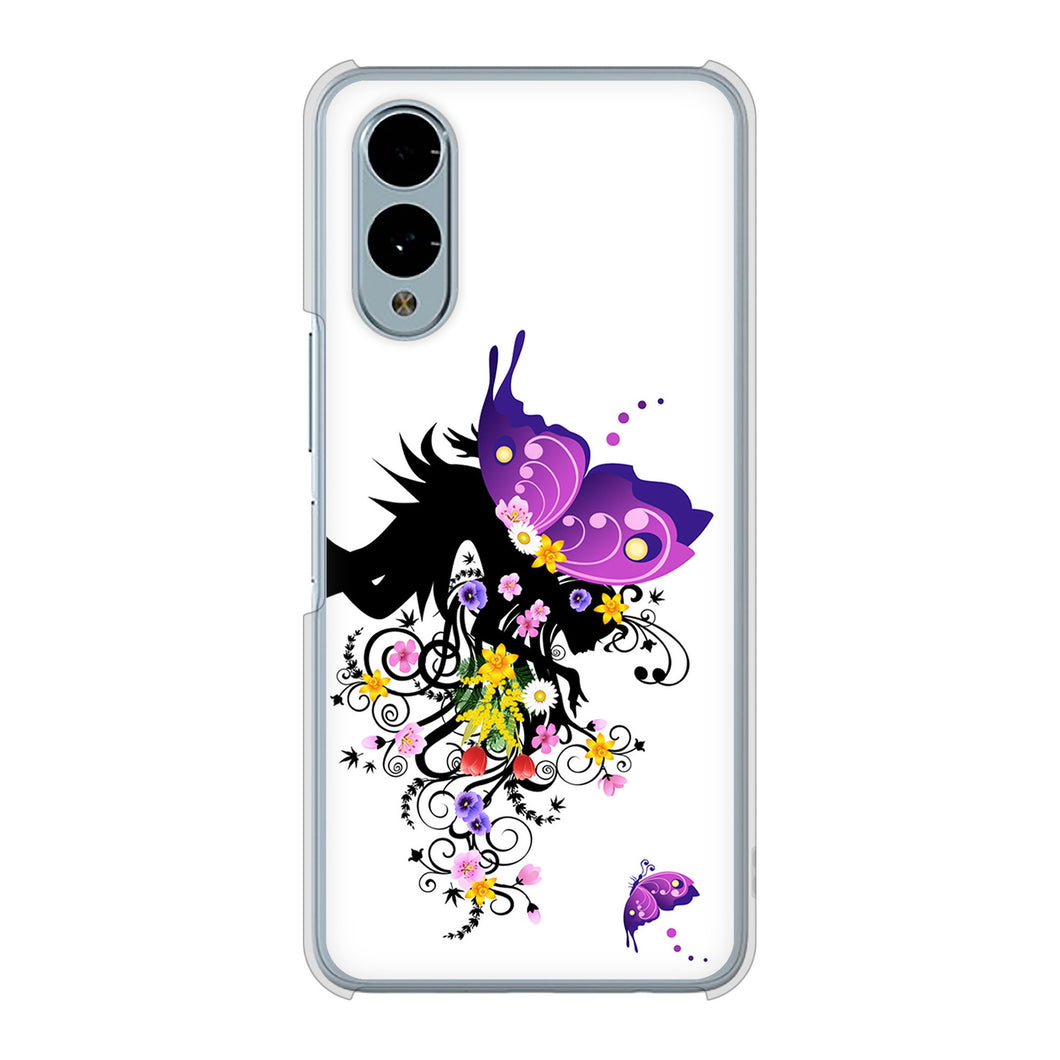 arrows We2 F-52E docomo 高画質仕上げ 背面印刷 ハードケースバタフライ