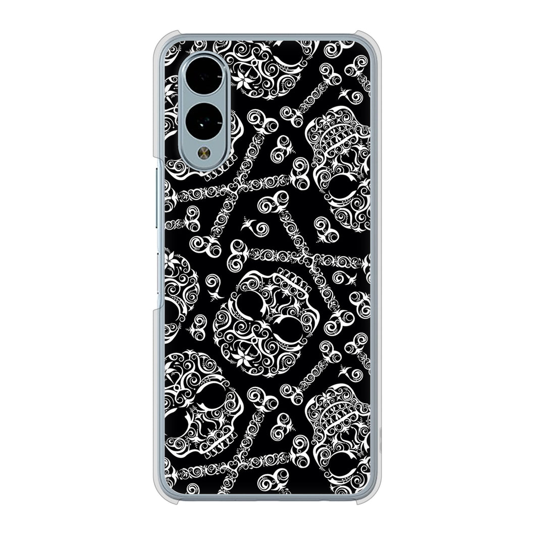 arrows We2 F-52E docomo 高画質仕上げ 背面印刷 ハードケース 【363 ドクロの刺青】