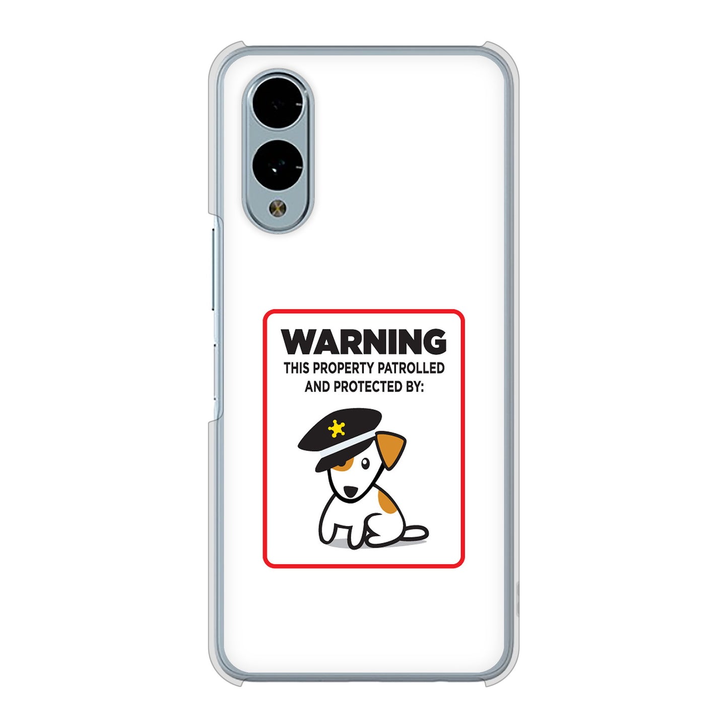 arrows We2 F-52E docomo 高画質仕上げ 背面印刷 ハードケース 【374 猛犬注意】