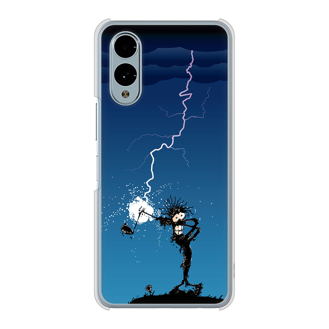 arrows We2 F-52E docomo 高画質仕上げ 背面印刷 ハードケース 【417 ゴルファーの苦難】