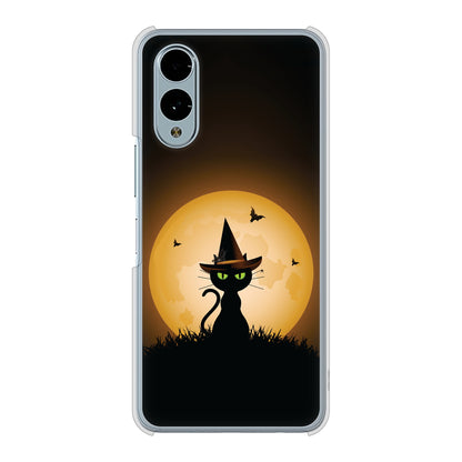 arrows We2 F-52E docomo 高画質仕上げ 背面印刷 ハードケース夜とネコ
