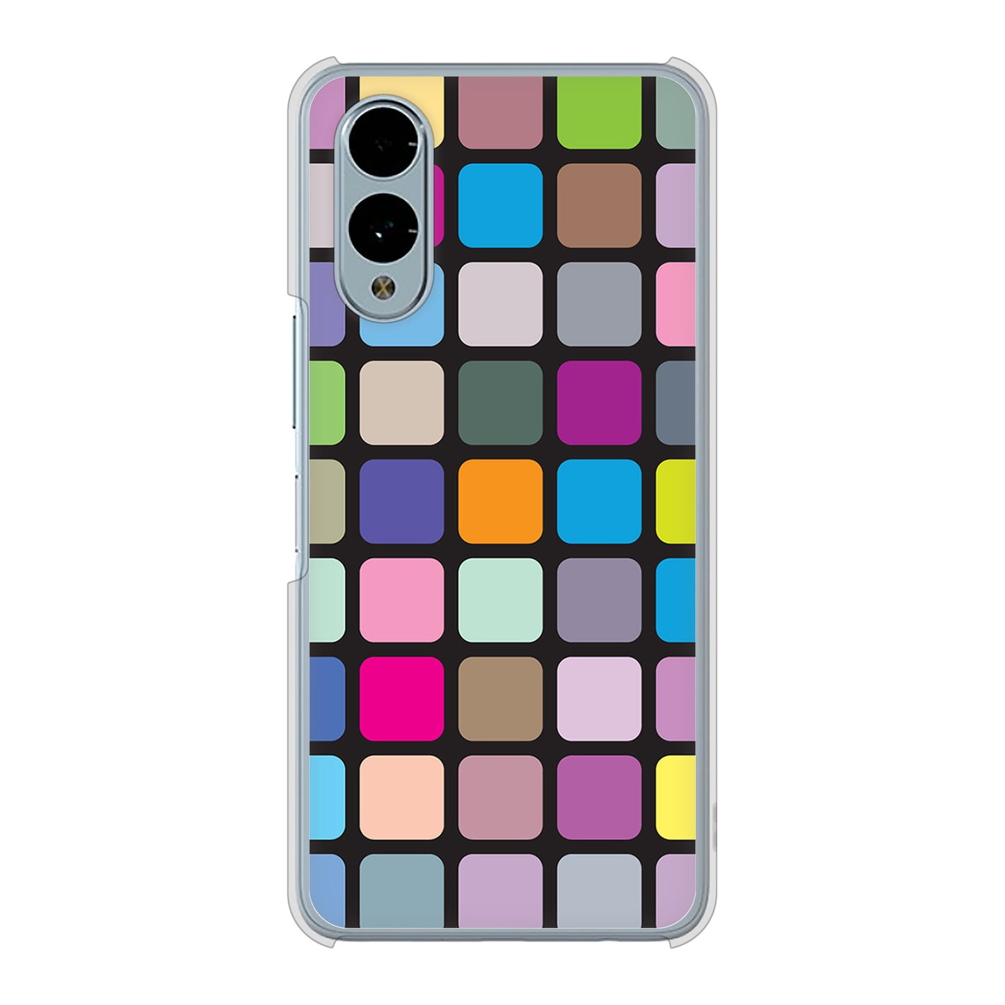 arrows We2 F-52E docomo 高画質仕上げ 背面印刷 ハードケース 【509 カラースクエア】