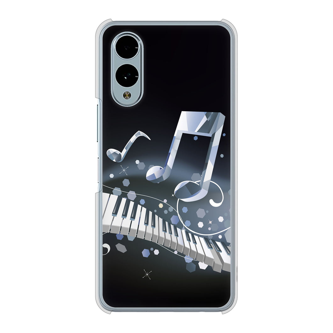 arrows We2 F-52E docomo 高画質仕上げ 背面印刷 ハードケース音符