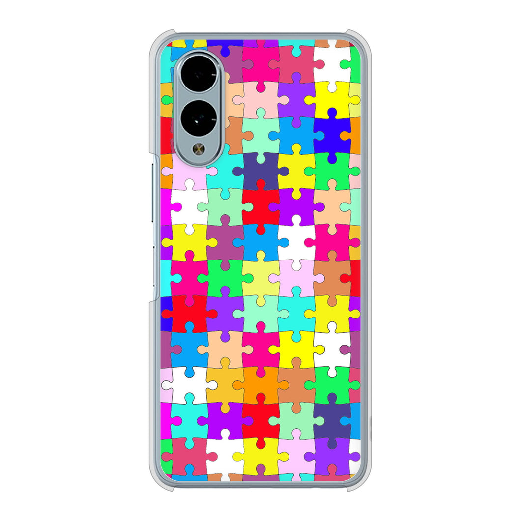 arrows We2 F-52E docomo 高画質仕上げ 背面印刷 ハードケース 【727 カラフルパズル】
