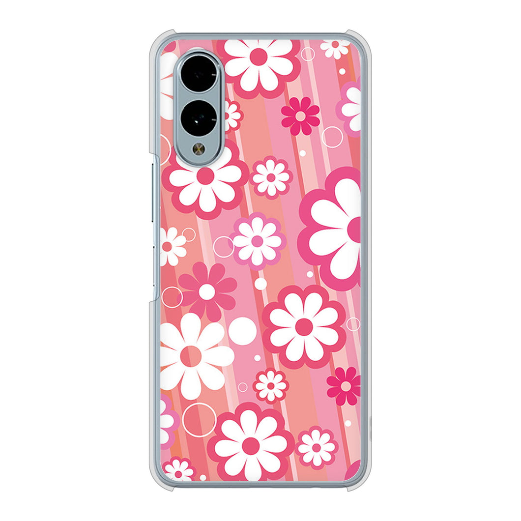 arrows We2 F-52E docomo 高画質仕上げ 背面印刷 ハードケース 【751 マーガレット（ピンク系）】