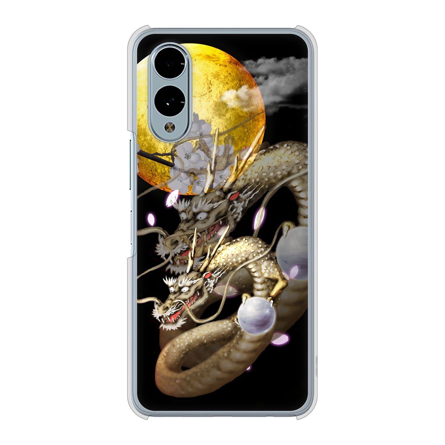 arrows We2 F-52E docomo 高画質仕上げ 背面印刷 ハードケース龍