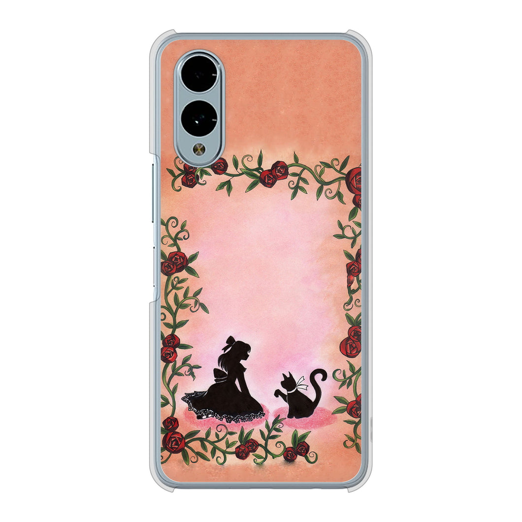 arrows We2 F-52E docomo 高画質仕上げ 背面印刷 ハードケースお姫様とネコ