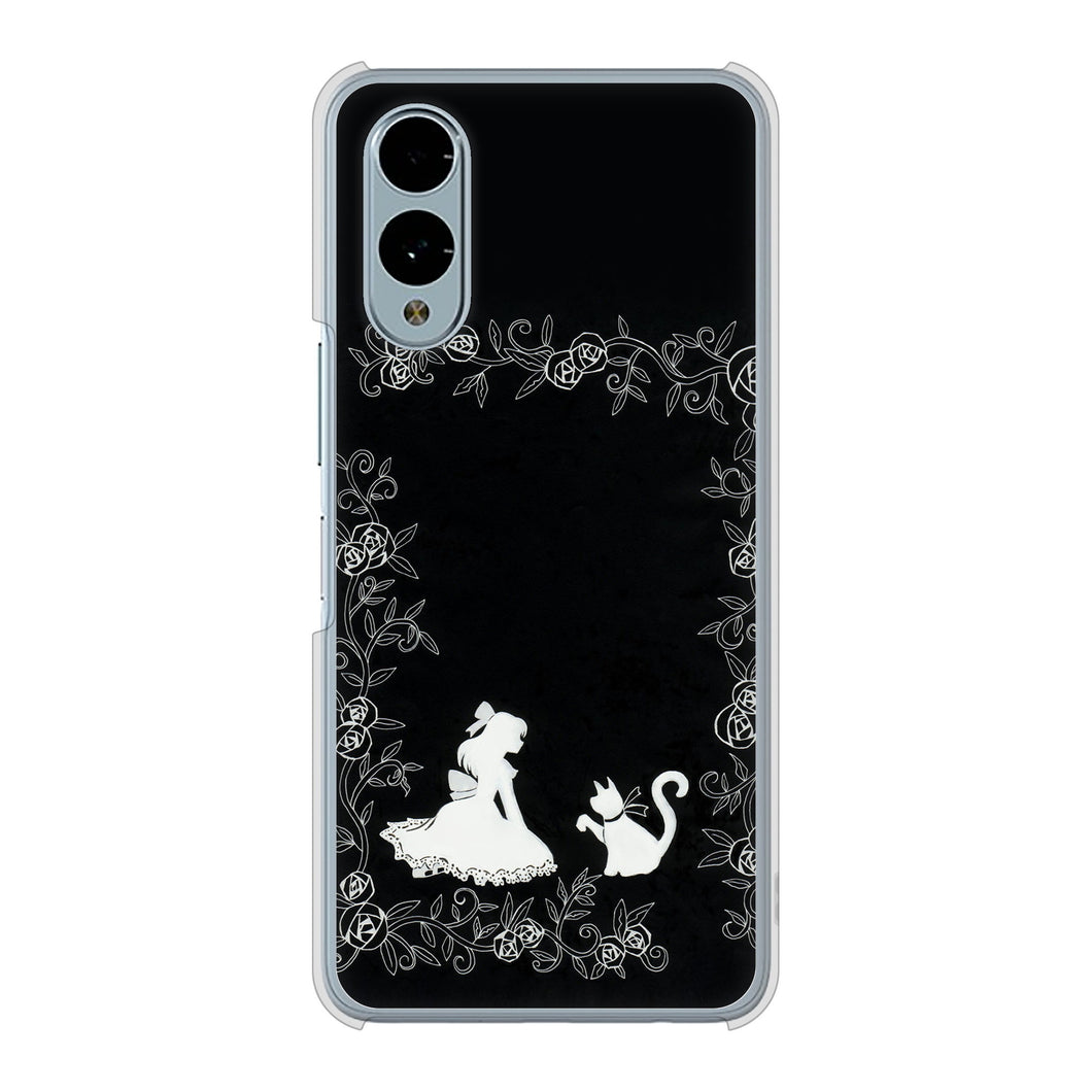 arrows We2 F-52E docomo 高画質仕上げ 背面印刷 ハードケースお姫様とネコ