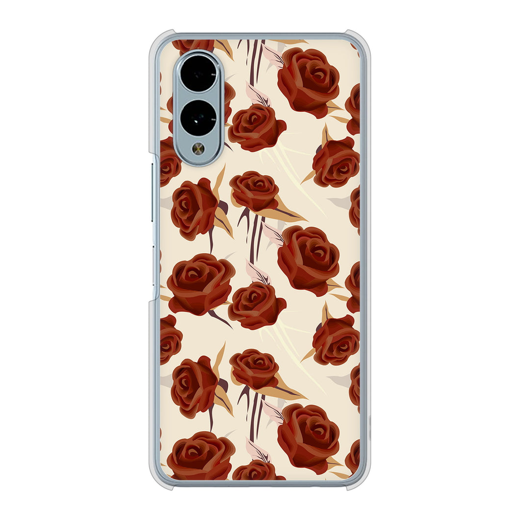 arrows We2 F-52E docomo 高画質仕上げ 背面印刷 ハードケース 【1157 クラシックローズ】