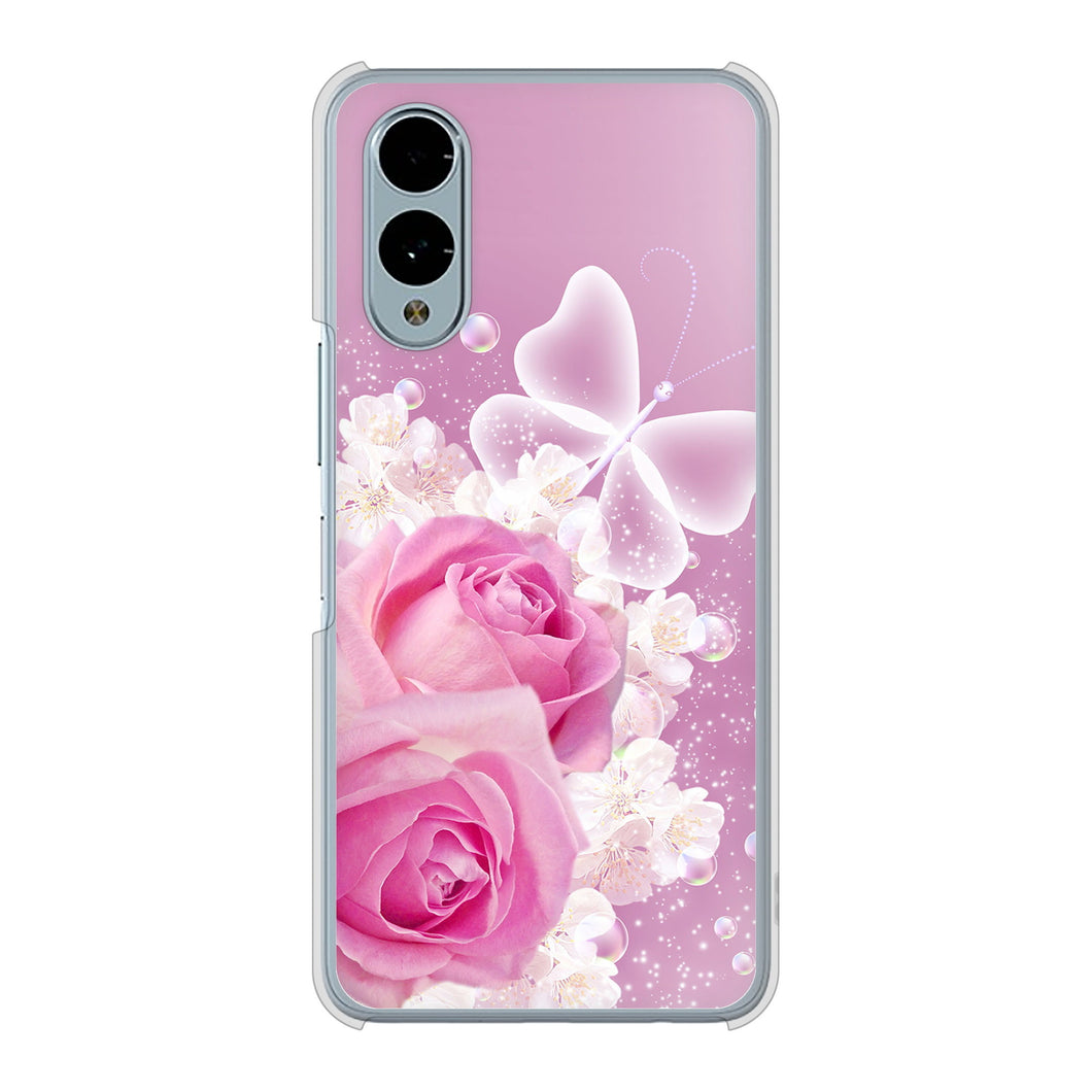 arrows We2 F-52E docomo 高画質仕上げ 背面印刷 ハードケースロマンチックなバラ