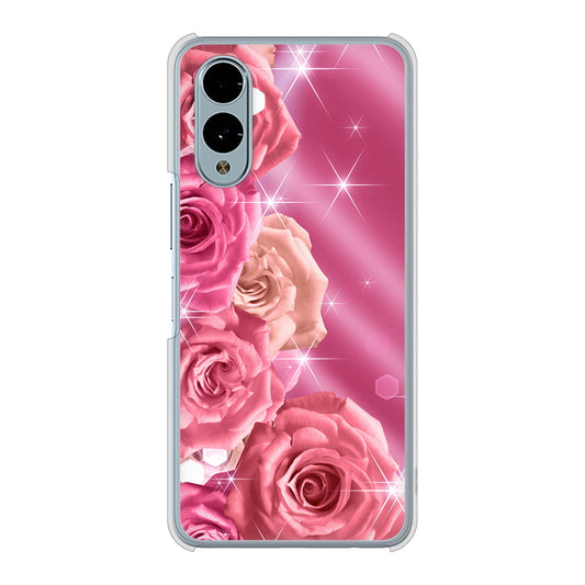 arrows We2 F-52E docomo 高画質仕上げ 背面印刷 ハードケース 【1182 ピンクの薔薇に誘われて】