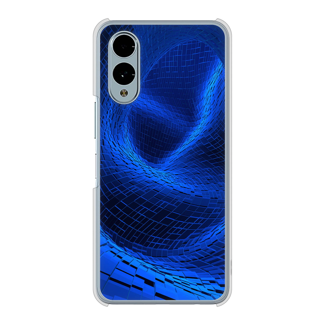 arrows We2 F-52E docomo 高画質仕上げ 背面印刷 ハードケース 【1302 ワープブルー】