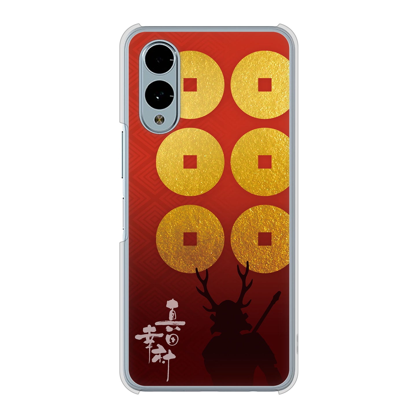 arrows We2 F-52E docomo 高画質仕上げ 背面印刷 ハードケース家紋