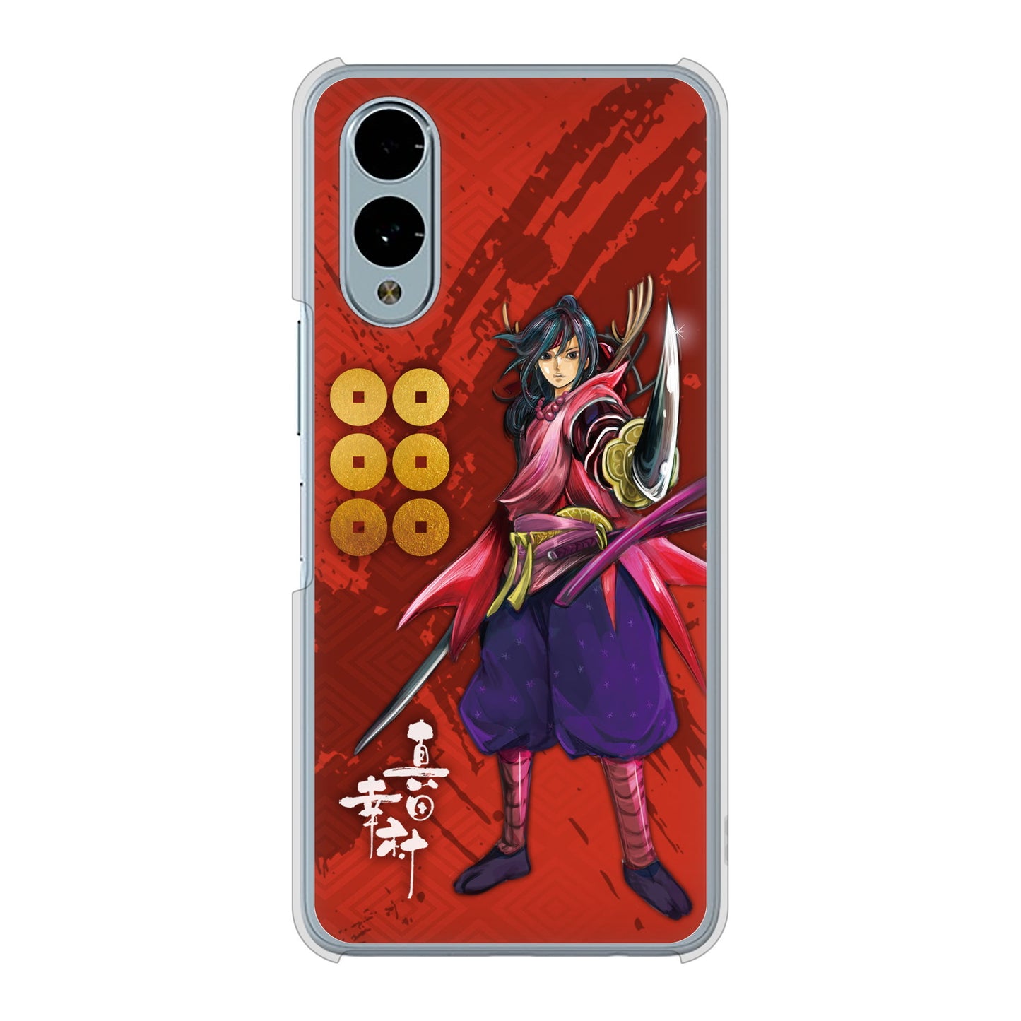 arrows We2 F-52E docomo 高画質仕上げ 背面印刷 ハードケース家紋