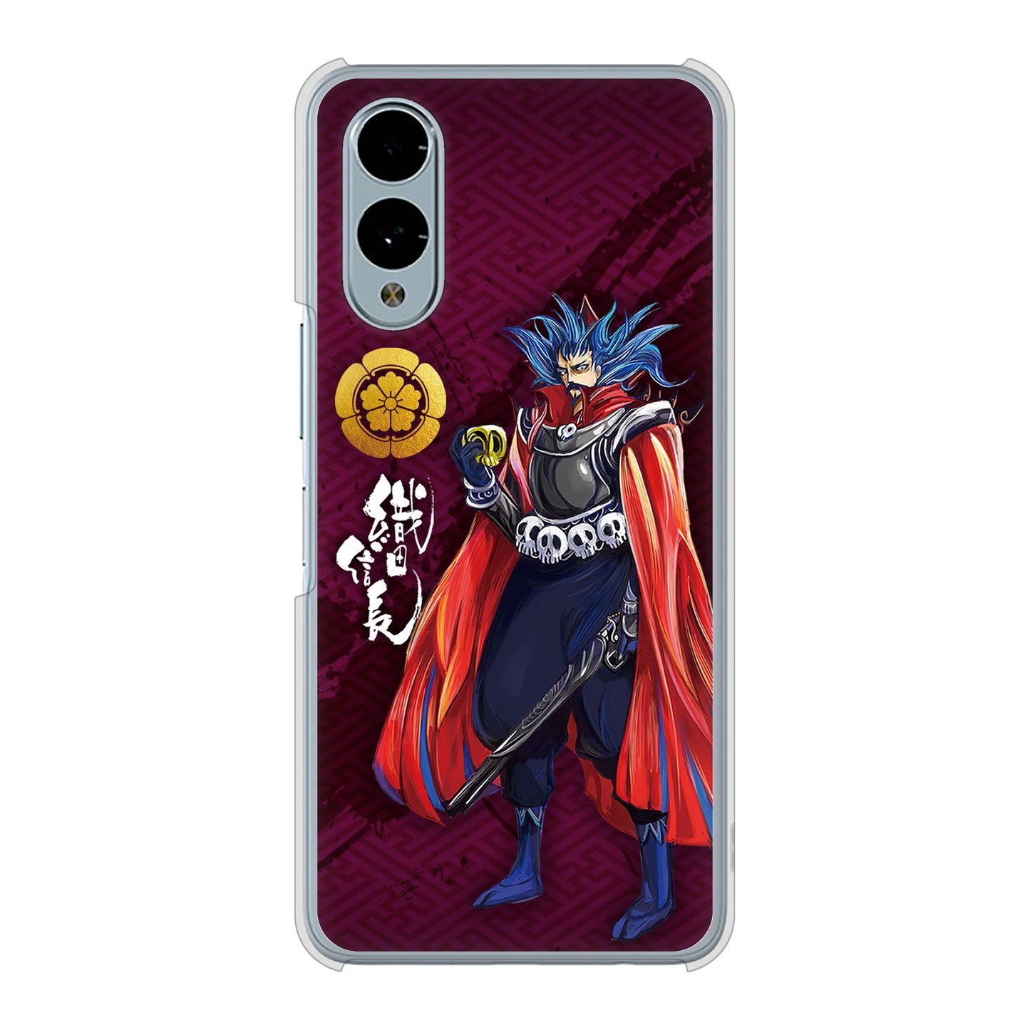 arrows We2 F-52E docomo 高画質仕上げ 背面印刷 ハードケース家紋