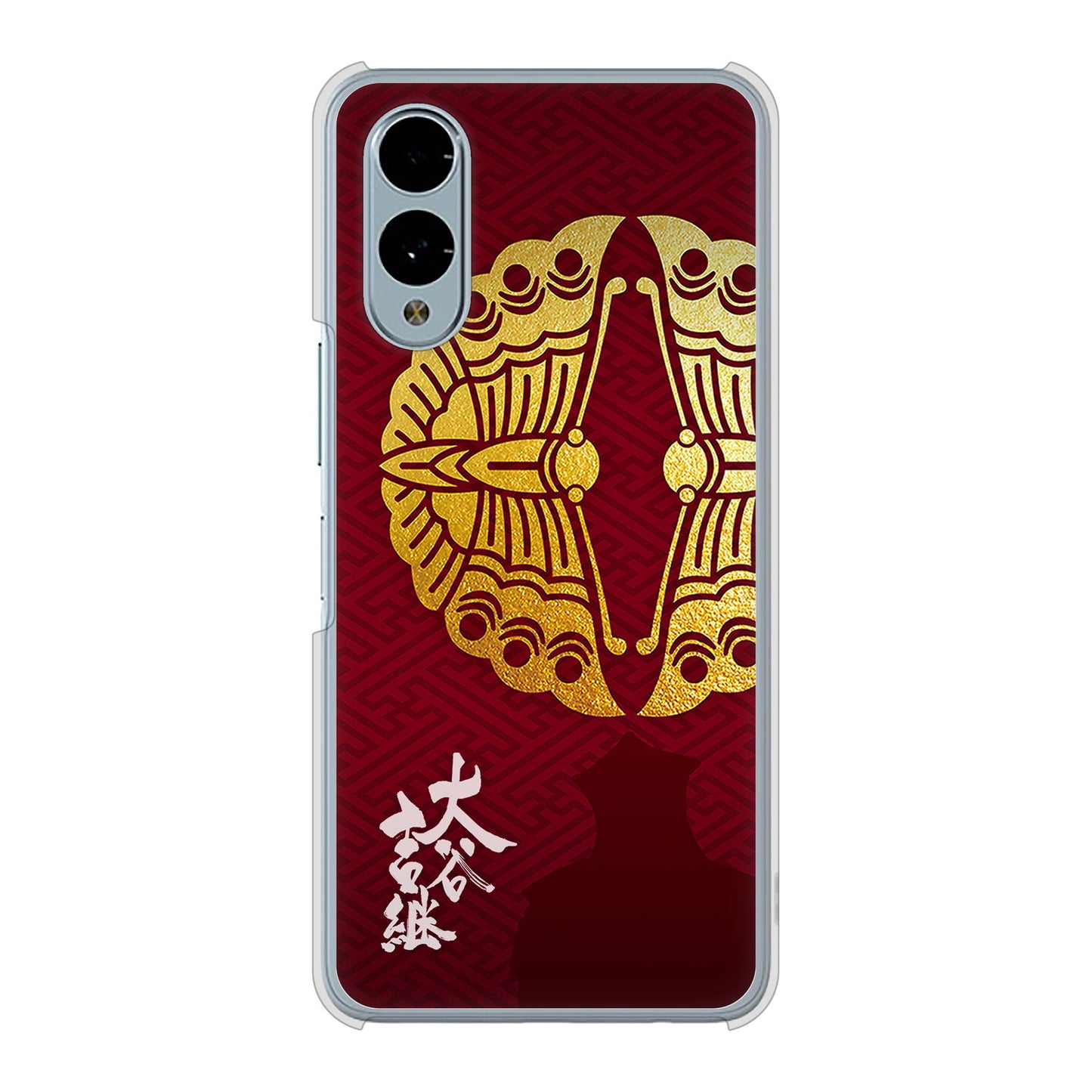 arrows We2 F-52E docomo 高画質仕上げ 背面印刷 ハードケース家紋