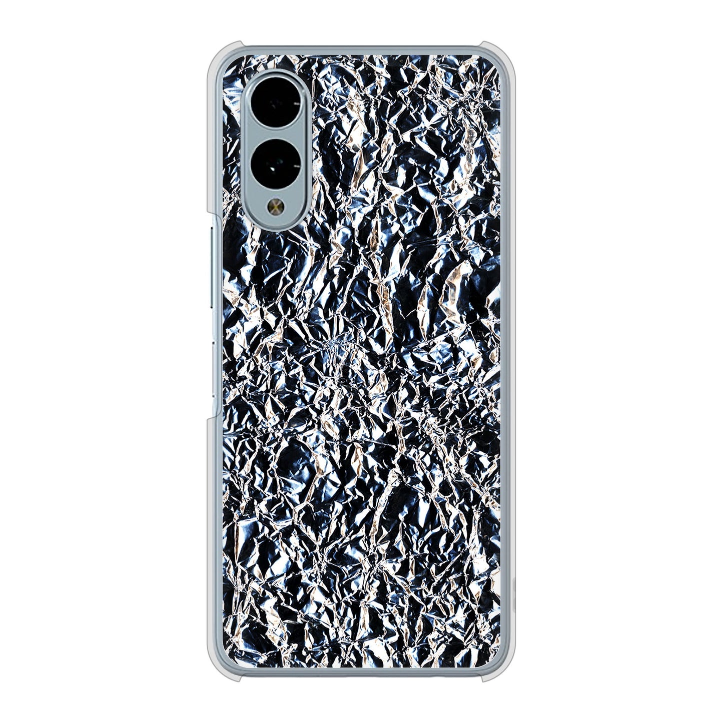 arrows We2 F-52E docomo 高画質仕上げ 背面印刷 ハードケース 【EK835 スタイリッシュアルミシルバー】