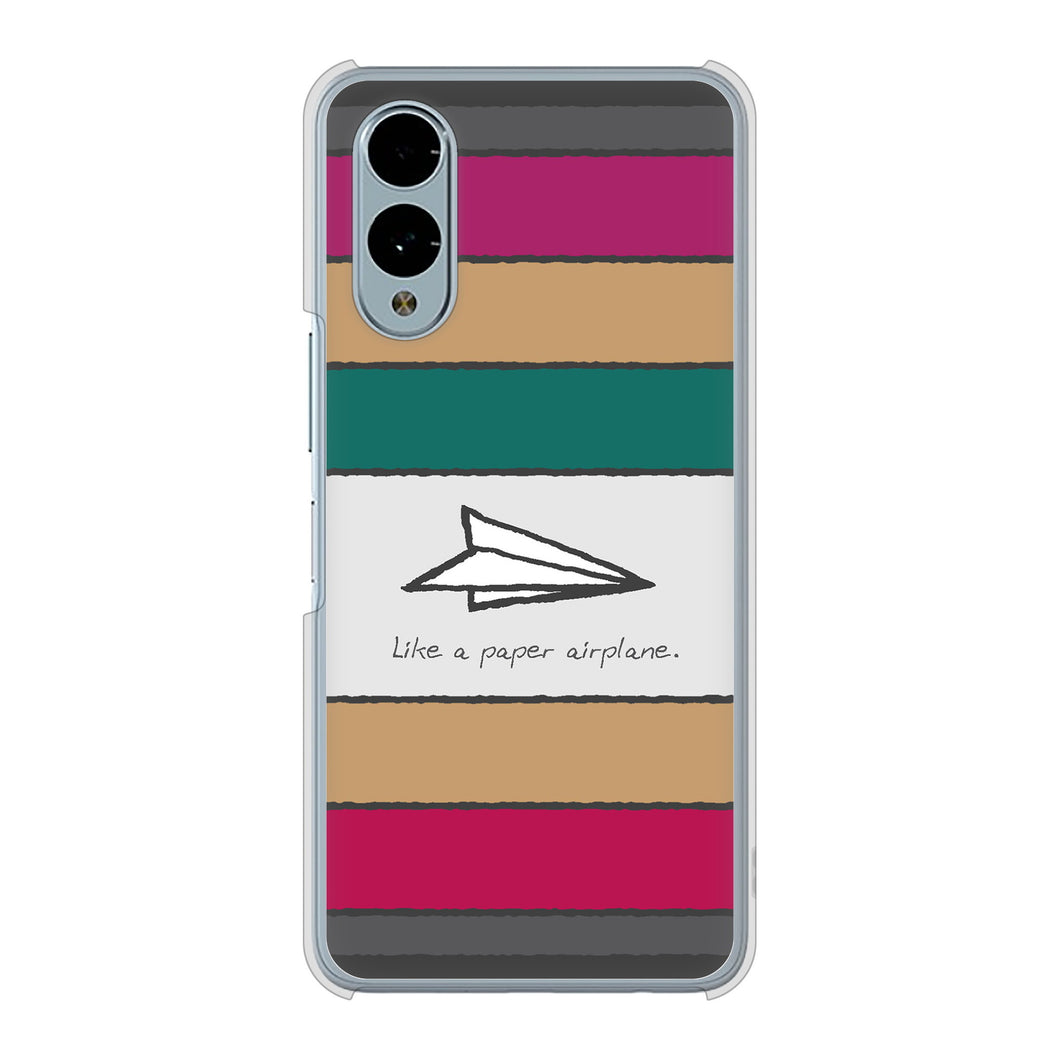 arrows We2 F-52E docomo 高画質仕上げ 背面印刷 ハードケース 【IA809 かみひこうき】