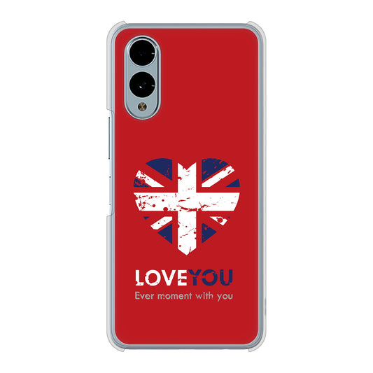 arrows We2 F-52E docomo 高画質仕上げ 背面印刷 ハードケースユニオンジャックハート