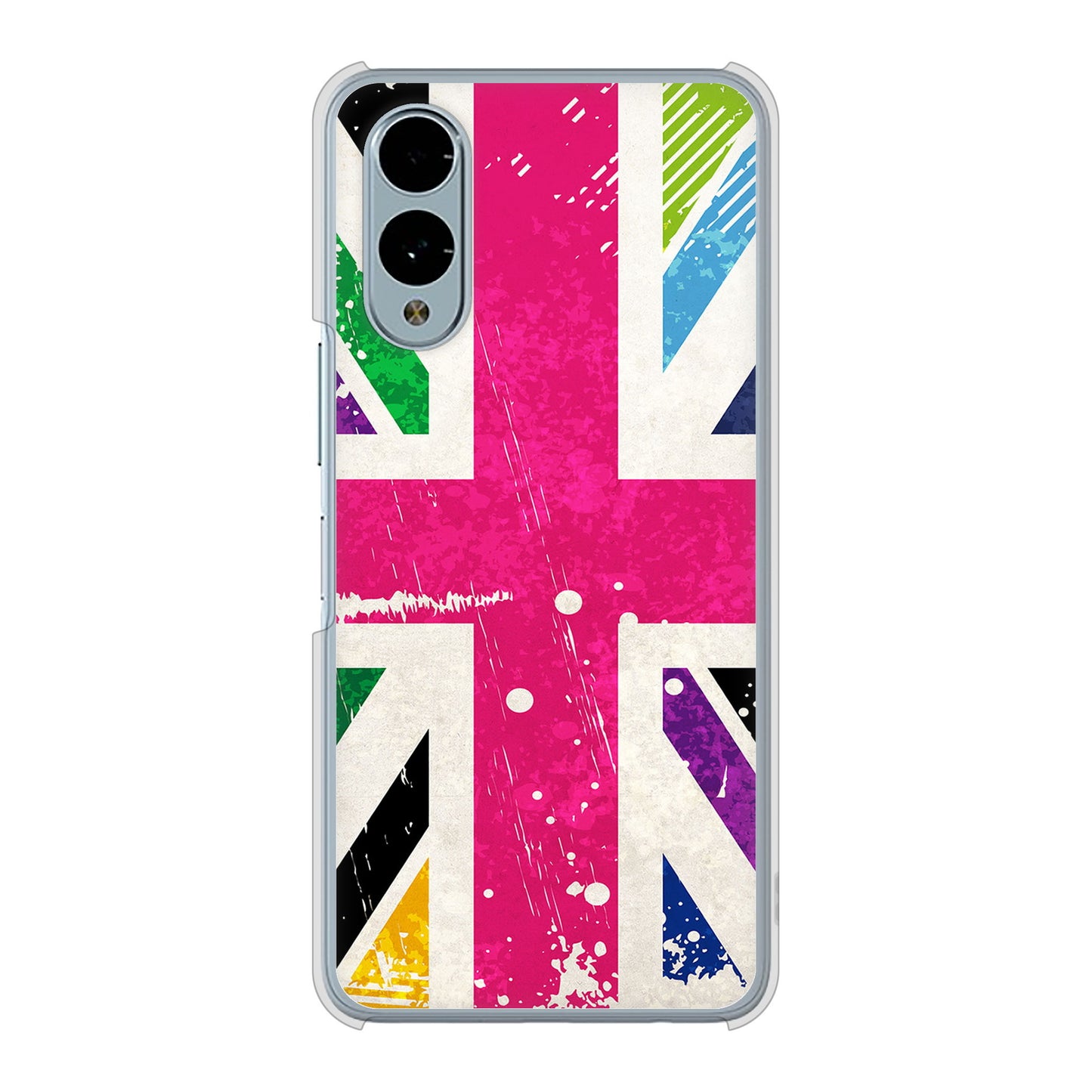 arrows We2 F-52E docomo 高画質仕上げ 背面印刷 ハードケースユニオンジャック